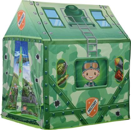 HomCom Παιδική Σκηνή Σπιτάκι Camouflage Πράσινο