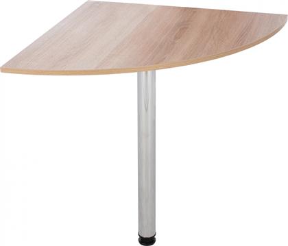HomeMarkt Devon Οβάλ Επέκταση Γραφείου από Μοριοσανίδα Sonoma 70x70cm HM2448