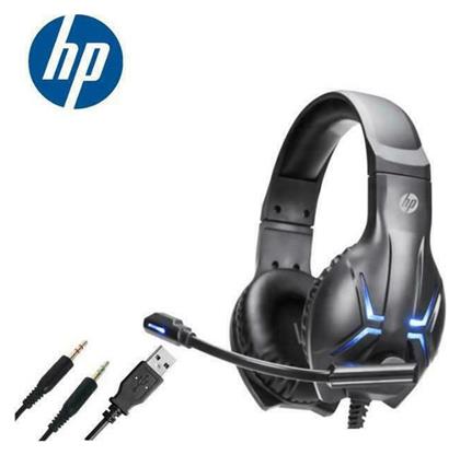 HP DHE-8001 Over Ear Multimedia Ακουστικά με μικροφωνο και σύνδεση 3.5mm Jack / USB-A σε Μπλε χρώμα
