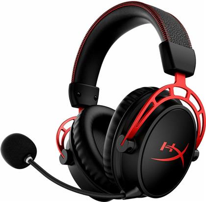 HyperX Cloud Alpha Ασύρματο Over Ear Gaming Headset με σύνδεση USB Black/Red από το e-shop