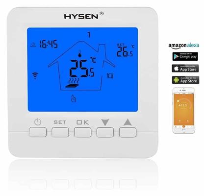 HY02-B05 Ψηφιακός Θερμοστάτης Χώρου Smart με Wi-Fi Hysen
