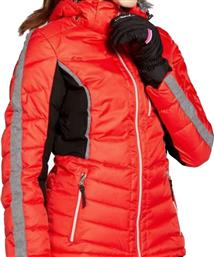Icepeak Velden 53283512645 Γυναικείο Μπουφάν για Σκι & Snowboard Κόκκινο
