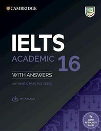 Ielts 16 Academic, Student's Book With Answers από το Plus4u