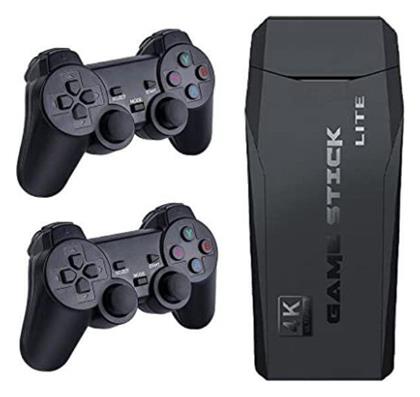 Ηλεκτρονική Παιδική Ρετρό Κονσόλα Wireless Controller Gamepad With 4k Ultra Hd Game Stick για 8+ Ετών