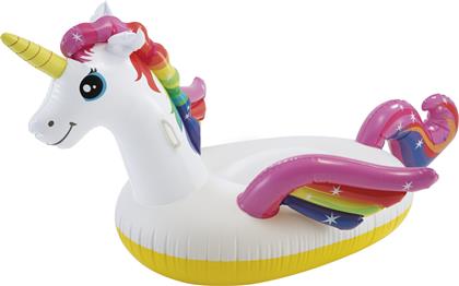 Intex Παιδικό Φουσκωτό Ride On Θαλάσσης Unicorn με Χειρολαβές Λευκό 201εκ. από το Plus4u