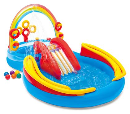 Rainbow Ring Play Center Παιδική Πισίνα Φουσκωτή 297x193x135εκ. Intex από το Moustakas Toys