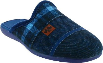 IQ Shoes Χειμερινές Ανδρικές Παντόφλες Μπλε από το Pitsiriki