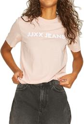 Jack & Jones Γυναικείο T-shirt Powder Pink με Στάμπα από το Plus4u
