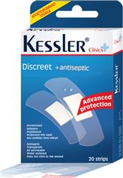 Kessler Aδιάβροχα και Αποστειρωμένα Αυτοκόλλητα Επιθέματα Clinica Discreet+ Antiseptic 20τμχ από το Pharm24