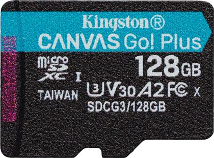 Kingston Canvas Go! Plus microSDXC 128GB Class 10 U3 V30 A2 UHS-I από το e-shop