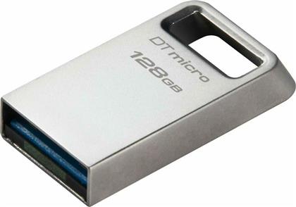 Kingston DataTraveler Micro Gen2 128GB USB 3.2 Stick Ασημί