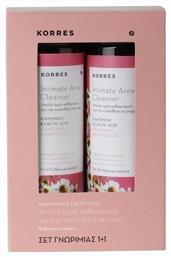 Chamomile & Lactic Acid Intimate Area Cleanser 2x250ml Korres από το Pharm24