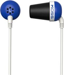 Koss Ακουστικά Ψείρες In Ear Plug Μπλε από το Plus4u