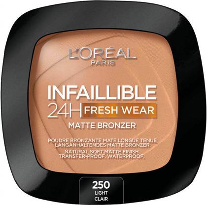 L'Oreal Paris Infallible 24H Fresh Wear Matte Bronzer 250 Light από το Pharm24