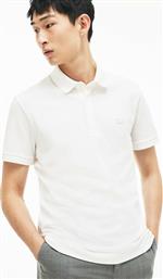 Lacoste Ανδρικό T-shirt Κοντομάνικο Polo Λευκό από το Plus4u