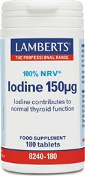 Lamberts Iodine 150μg 180 ταμπλέτες