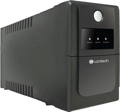 Lamtech K650VA AVR UPS Line-Interactive 650W με 2 Schuko Πρίζες