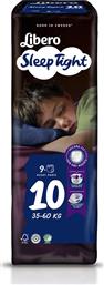 Libero Sleep Tight Πάνες Βρακάκι No. 10 για 35-60kg 9τμχ από το Pharm24