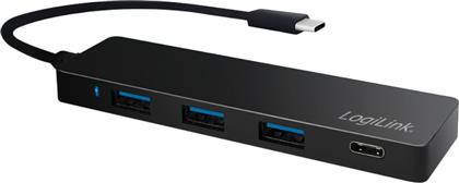 LogiLink USB 3.1 Hub 4 Θυρών με σύνδεση USB-C από το e-shop
