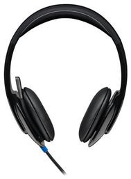 Logitech H540 On Ear Multimedia Ακουστικά με μικροφωνο και σύνδεση USB