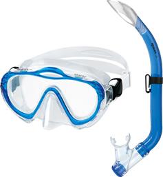 Mares Μάσκα Θαλάσσης Σιλικόνης με Αναπνευστήρα Sharky Junior Set Clear/Blue από το Plus4u