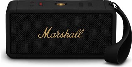 Marshall Middleton Αδιάβροχο Ηχείο Bluetooth 60W με Διάρκεια Μπαταρίας έως 20 ώρες Black and Brass