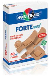 Master Aid Αυτοκόλλητα Επιθέματα Forte Med 5 Μεγέθη 40τμχ
