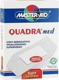 Master Aid Αυτοκόλλητα Επιθέματα Quadra Med 86x39mm 10τμχ από το Pharm24