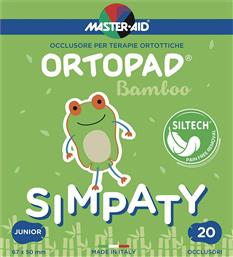 Master Aid Ortopad Bamboo Simpaty Οφθαλμικά Επιθέματα για Παιδιά 67x50mm 20τμχ από το Pharm24