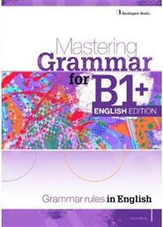 Mastering Grammar for B1+ Grammar (english Edition)