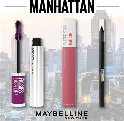 Maybelline Manhattan Σετ Μακιγιάζ για Μάτια & Χείλη 3τμχ από το Pharm24