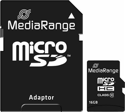 MediaRange MR958 microSDHC 16GB Class 10 A1 High Speed με αντάπτορα από το Public