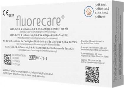 Microprofit Biotech Fluorecare SARS-COV-2 & Influenza A/B & RSV Antigen Combo 1τμχ Αυτοδιαγνωστικό Τεστ Ταχείας Ανίχνευσης Αντιγόνων Covid-19 & Γρίπης από το Pharm24