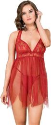 Moongirl 10083 Annie Baby Doll Plus Size Red