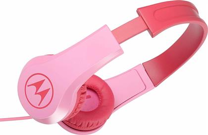 Motorola Squads 200 Ενσύρματα On Ear Παιδικά Ακουστικά Ροζ