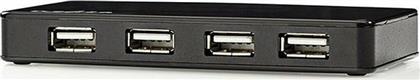 Nedis USB 2.0 Hub 7 Θυρών με σύνδεση USB-A & Θύρα Φόρτισης και Εξωτερική Παροχή Ρεύματος