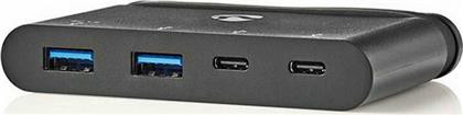 Nedis USB 3.0 Hub 4 Θυρών με σύνδεση USB-C