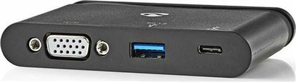 Nedis USB-C Docking Station με PD Μαύρο (TCARF220BK)