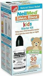 NeilMed Sinus Rinse Kids Starter Kit Σύστημα Ρινικών Πλύσεων για Παιδιά από 4 ετών 120ml και 30 Ανταλλακτικά Φακελάκια από το Pharm24