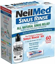 NeilMed The Original Sinus Rinse Kit Σύστημα Ρινικών Πλύσεων + 60 φακελάκια από το Pharm24