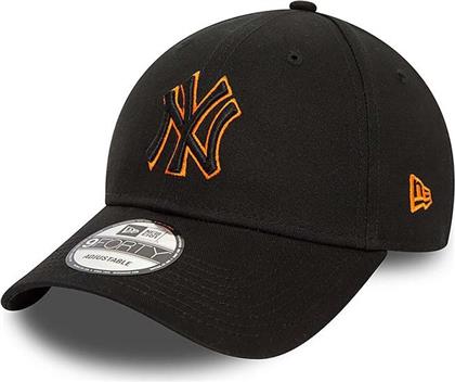 New Era Adult Team Outline 9forty New York Yankees Cap Μαύρο Πορτοκαλί 60503412 New Era από το Zakcret Sports