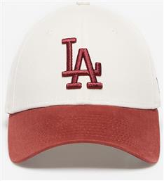 New Era LA Dodgers Jockey Light Cream/ Cardinal