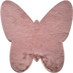 Newplan Παιδικό Χαλί Πεταλούδες 120x120cm Πάχους 30mm JM7 Dark Pink από το Spitishop