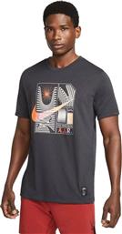 Nike A.I.R. Ανδρικό T-shirt Μαύρο με Στάμπα από το SportsFactory