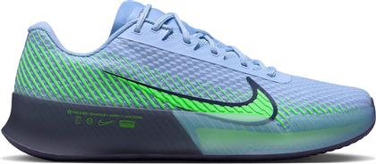 Nike Air Zoom Vapor 11 Ανδρικά Παπούτσια Τένις για Χωμάτινα Γήπεδα Clay Cobalt Bliss / Green Strike