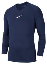 Nike Ανδρική Μπλούζα Dri-Fit Μακρυμάνικη Navy Μπλε