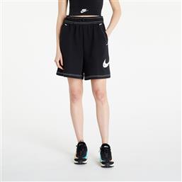 Nike Αθλητικό Γυναικείο Ψηλόμεσο Σορτς Μαύρο