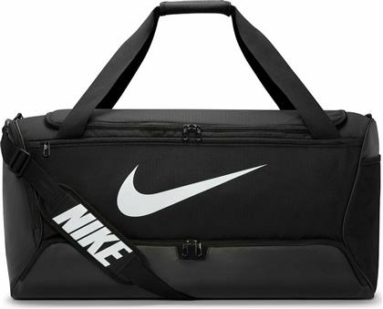 Nike Brasilia 9.5 Τσάντα Ώμου για Γυμναστήριο Μαύρη από το Modivo