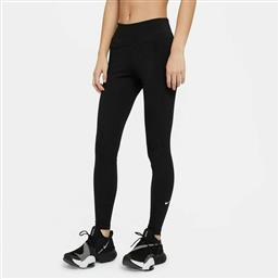 Nike Dri-Fit One Yoga Γυναικείο Μακρύ Κολάν Ψηλόμεσο Μαύρο από το Cosmos Sport