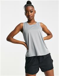 Nike Dri-Fit Race Αμάνικη Γυναικεία Αθλητική Μπλούζα Γκρι